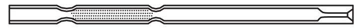 Picture of Tapered Focus Liner for Split/Splitless for injection into the glass wool